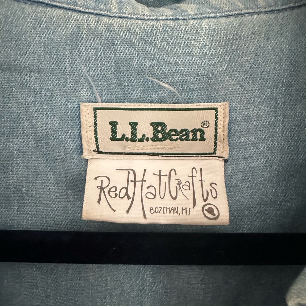 Red Hat Crafts Vintage Jean shirt/coat - Picture 3 of 5